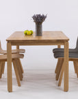 Table de salle à manger fixe en bois massif GOLF | KARPIS