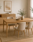 Table à manger extensible en chêne JOIN 40 | LoftStory