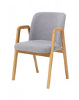 Lot de 2 ou 4 chaises de salle à manger Chill, structure en chêne massif, rembourrées | VESKOR