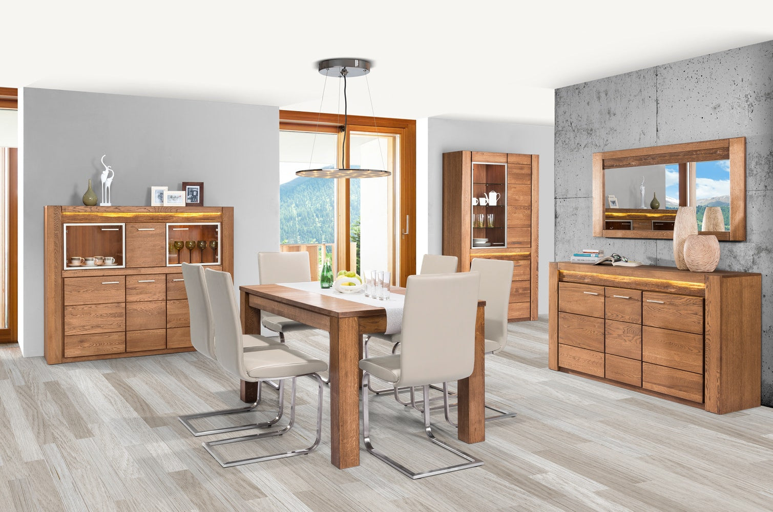 Vitrine en chêne VELVET 12 | LoftStory